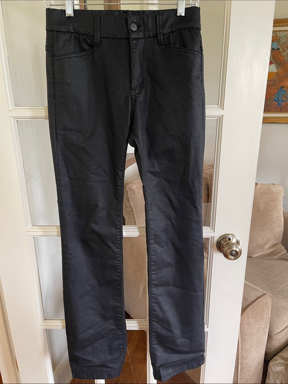 BEVY FLOG Black Slim Straight Women's Pants
